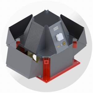 Крышный вентилятор дымоудаления ВКРВ-ДУ №14, Ø1400 мм