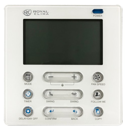 Проводной пульт управления ROYAL Clima RCW-101 для полупромышленного оборудования серии ESPERTO