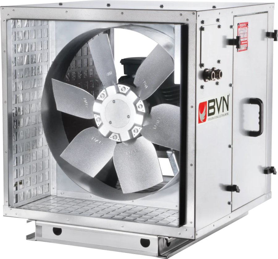 Шумоизолированный канальный осевой вентилятор дымоудаления ARMO-C 800